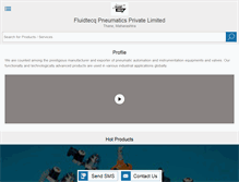 Tablet Screenshot of fluidtecqpneumatic.com